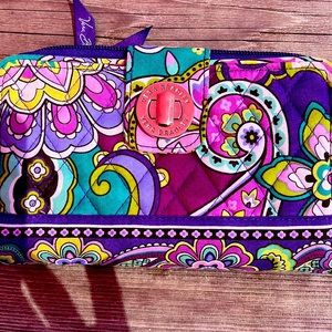 Vera Bradley Turn lock Heather wallet.  New never used.